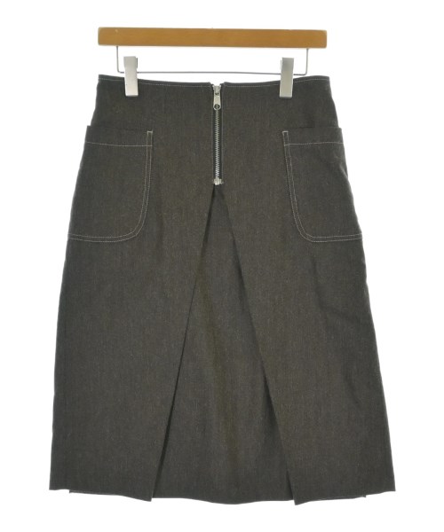 MM6(エムエムシックス)ひざ丈スカート 茶 サイズ:-(M位)/2200678009048