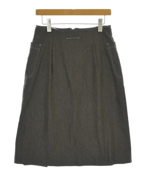 MM6（エムエムシックス）ひざ丈スカート 茶 サイズ:-(M位) レディース/2200678009048