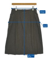 MM6（エムエムシックス）ひざ丈スカート 茶 サイズ:-(M位) レディース/2200678009048