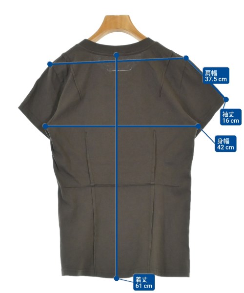 MM6（エムエムシックス）Tシャツ・カットソー 茶 サイズ:M レディース/2200674119024