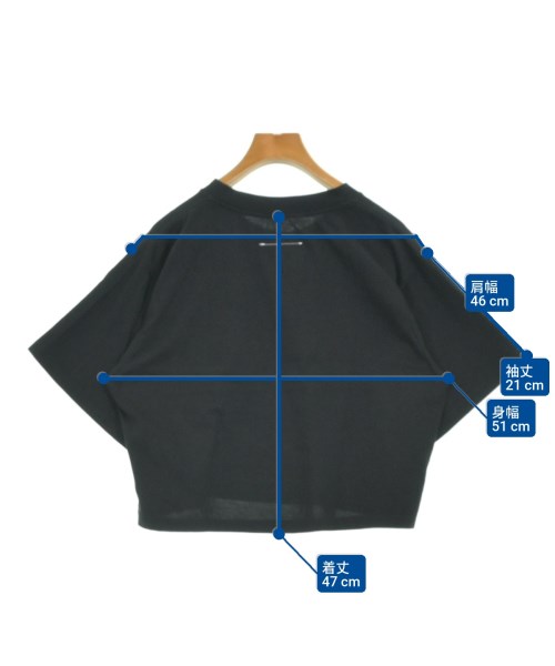 MM6（エムエムシックス）Tシャツ・カットソー 黒 サイズ:S レディース/2200679036029
