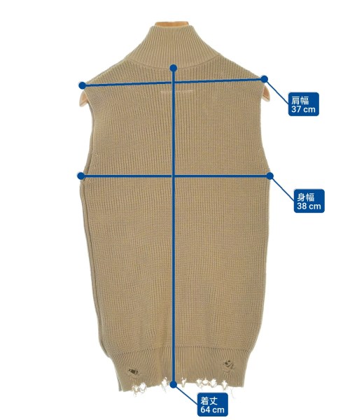 MM6（エムエムシックス）ベスト ベージュ サイズ:M レディース/2200679202066