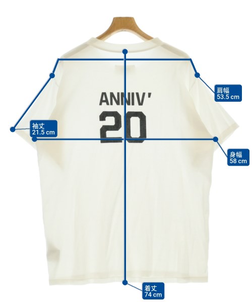 MM6（エムエムシックス）Tシャツ・カットソー 白 サイズ:M メンズ/2200680402028