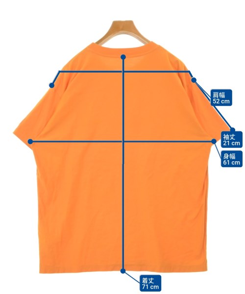 MM6（エムエムシックス）Tシャツ・カットソー オレンジ サイズ:M メンズ/2200695421052