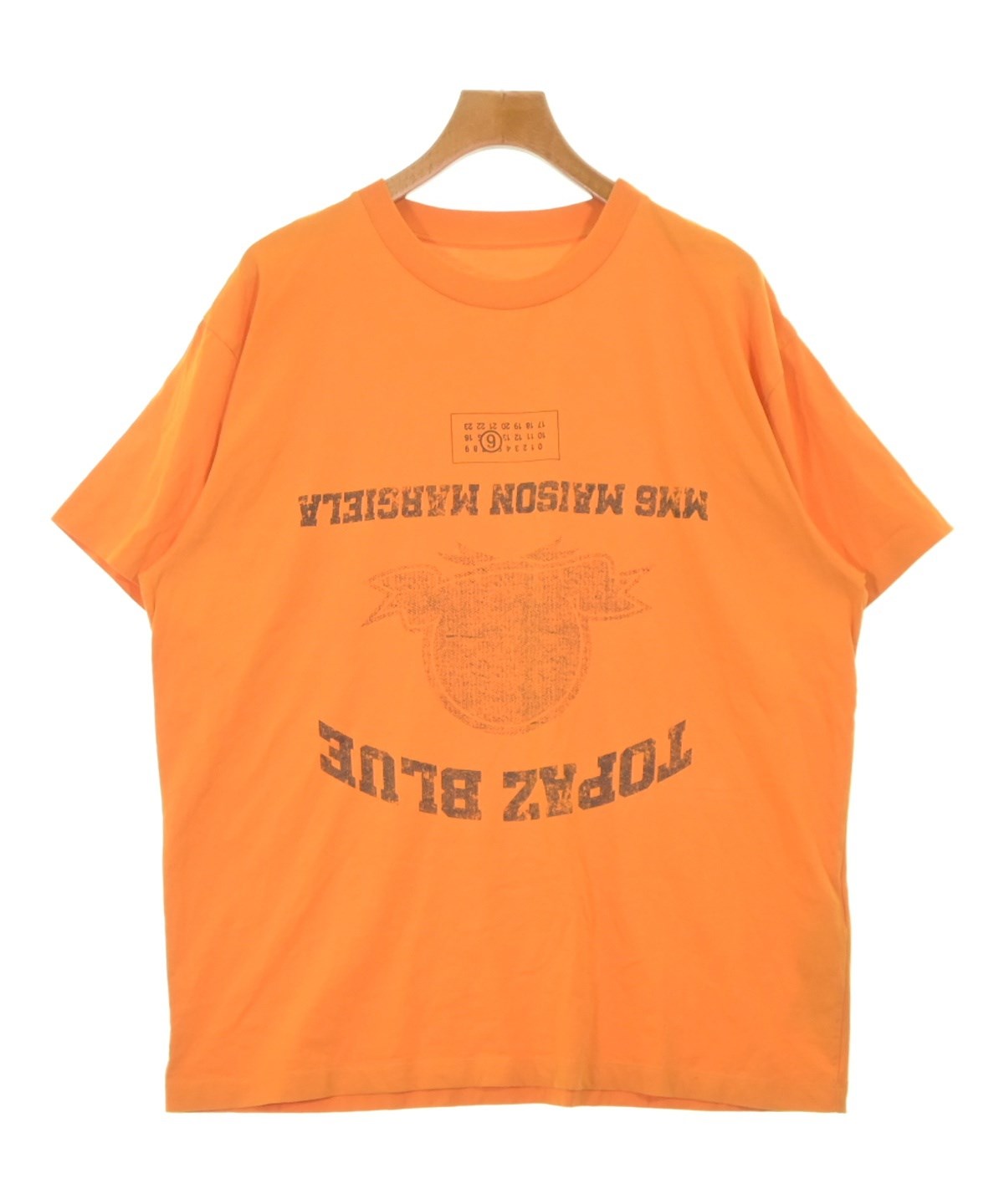 MM6（エムエムシックス）Tシャツ・カットソー オレンジ サイズ:M