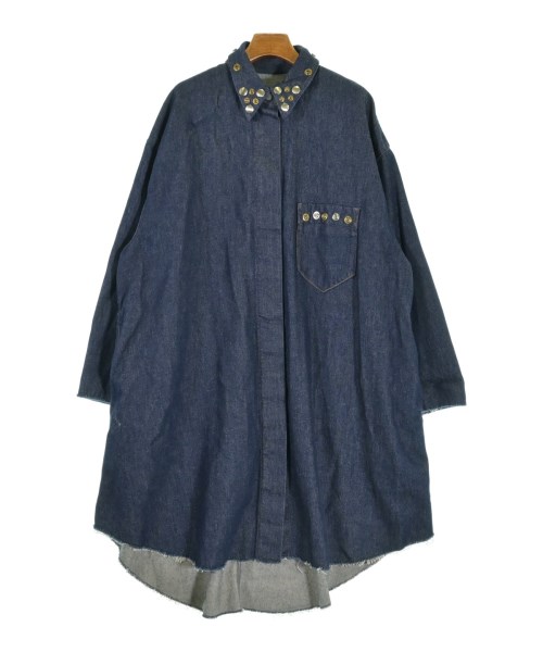 MM6(エムエムシックス)シャツワンピース 紺 サイズ:40(M位)/2200692097915