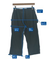 MM6（エムエムシックス）クロップドパンツ 黒 サイズ:XL レディース/2200697936523