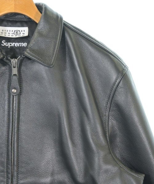 Supreme（シュプリーム）ライダース 黒 サイズ:48(L位) メンズ/2200700210022