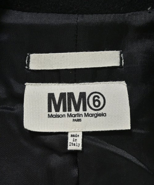 MM6（エムエムシックス）チェスターコート 黒 サイズ:38(S位) レディース/2200699782029
