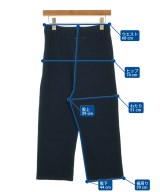 MM6（エムエムシックス）クロップドパンツ 紺 サイズ:36(XS位) レディース/2200701928087