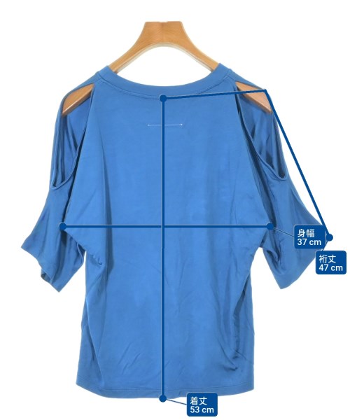 MM6（エムエムシックス）Tシャツ・カットソー 青 サイズ:XS レディース/2200642655073