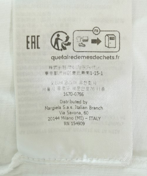 MM6（エムエムシックス）Tシャツ・カットソー 白 サイズ:M メンズ/2200654924020