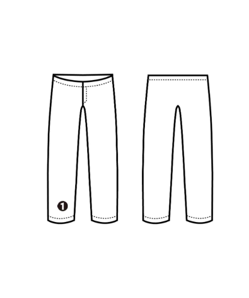 MM6（エムエムシックス）クロップドパンツ カーキ サイズ:42(M位) レディース/2200657126025