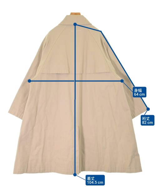 MM6（エムエムシックス）ステンカラーコート ベージュ サイズ:36(XS位) レディース/2200657963026