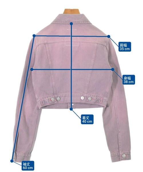 MM6（エムエムシックス）デニムジャケット ピンク サイズ:38(S位) レディース/2200657963057