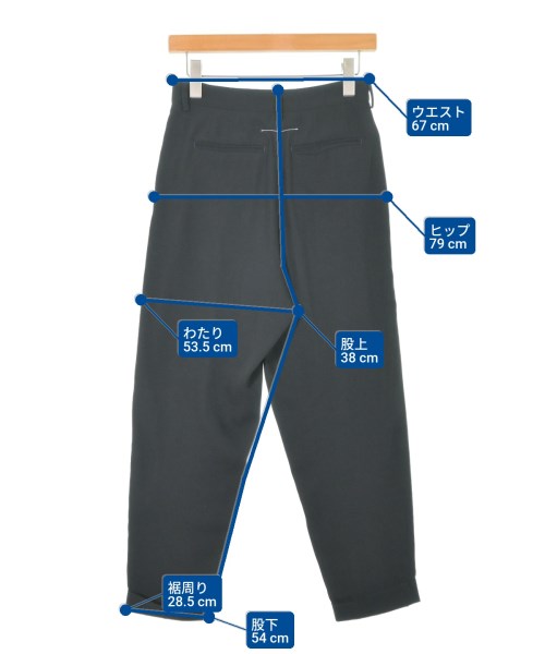 MM6（エムエムシックス）スラックス 黒 サイズ:36(XS位) レディース/2200657963064