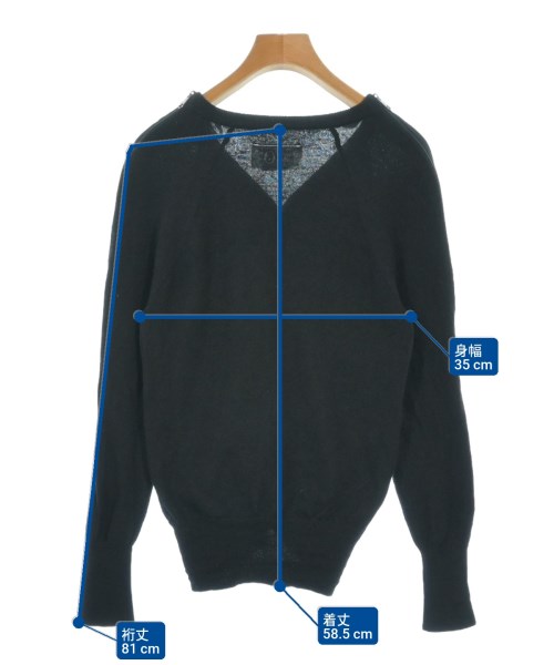 MM6（エムエムシックス）カーディガン 黒 サイズ:S レディース/2200658263019