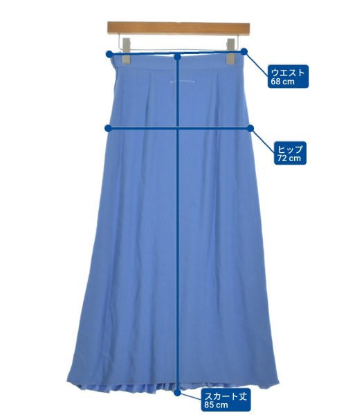 MM6（エムエムシックス）ロング・マキシ丈スカート 青 サイズ:38(S位) レディース/2200658662034