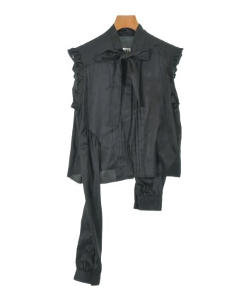 MM6（エムエムシックス）ブラウス 黒 サイズ:36(XS位) レディース