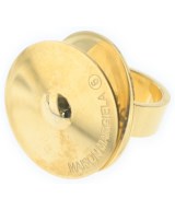 MM6（エムエムシックス）リング ゴールド サイズ:-(9号位) レディース/2200660089034