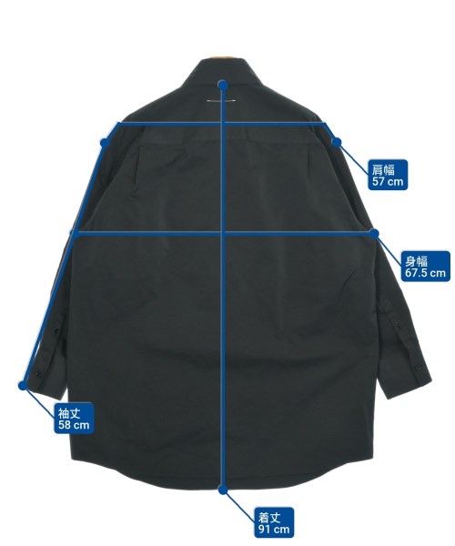 MM6（エムエムシックス）カジュアルシャツ 黒 サイズ:XS メンズ/2200661637029