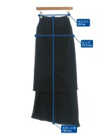MM6（エムエムシックス）ロング・マキシ丈スカート 黒 サイズ:36(XS位) レディース/2200708670019