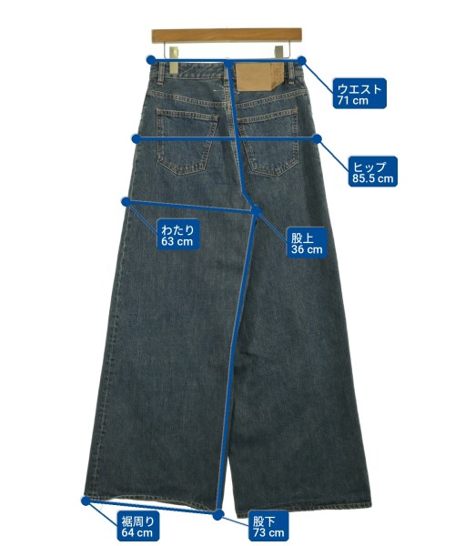 MM6（エムエムシックス）デニムパンツ 青 サイズ:25(S位) レディース/2200713562019