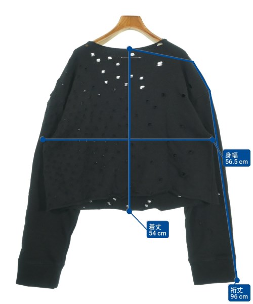 MM6（エムエムシックス）スウェット 黒 サイズ:XS レディース/2200646976013