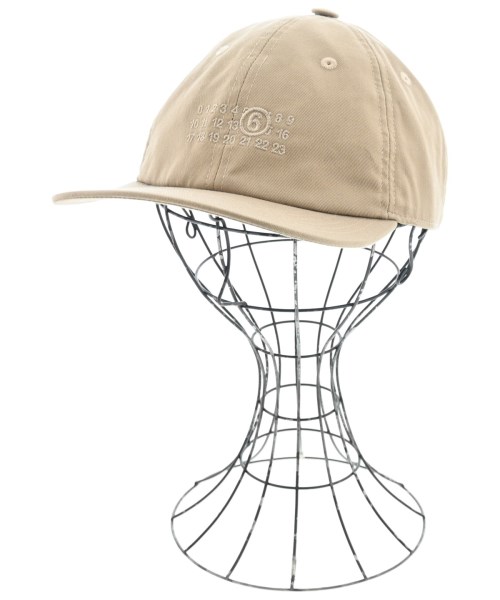 MM6(エムエムシックス)キャップ ベージュ サイズ:L/2200649442072