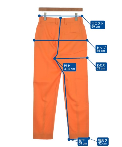 MM6（エムエムシックス）スラックス オレンジ サイズ:38(S位) レディース/2200649680092