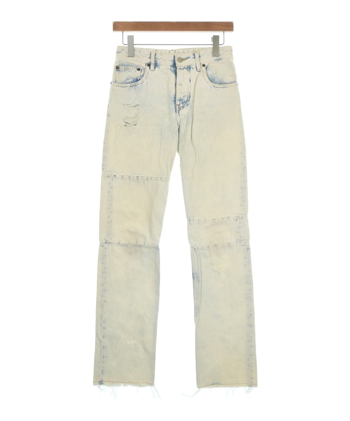 MM6（エムエムシックス）デニムパンツ 白 サイズ:36(XS位) レディース