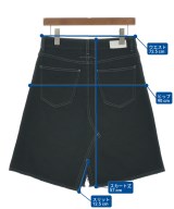 MM6（エムエムシックス）ひざ丈スカート 黒 サイズ:40(M位) レディース/2200649680115