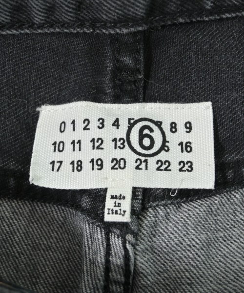 MM6（エムエムシックス）デニムパンツ 黒 サイズ:26(S位) レディース/2200651042017