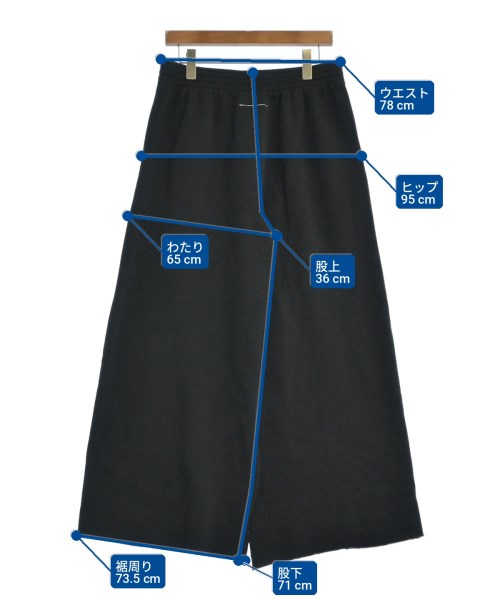 MM6（エムエムシックス）スウェットパンツ 黒 サイズ:L レディース/2200703766090