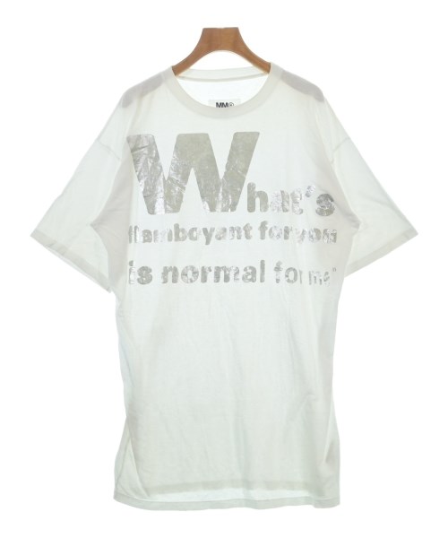 MM6（エムエムシックス）Tシャツ・カットソー 白 サイズ:1(L位