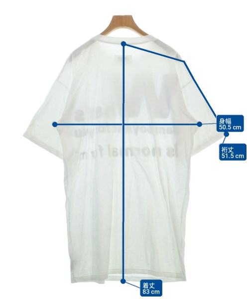 MM6（エムエムシックス）Tシャツ・カットソー 白 サイズ:1(L位) レディース/2200705597166