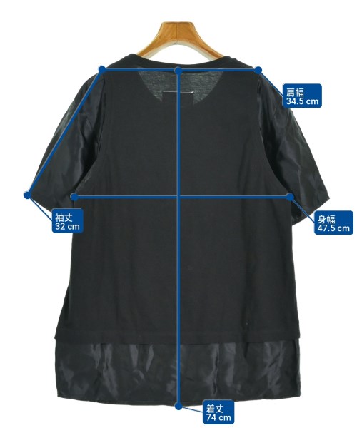 MM6（エムエムシックス）Tシャツ・カットソー 黒 サイズ:M レディース/2200702700187