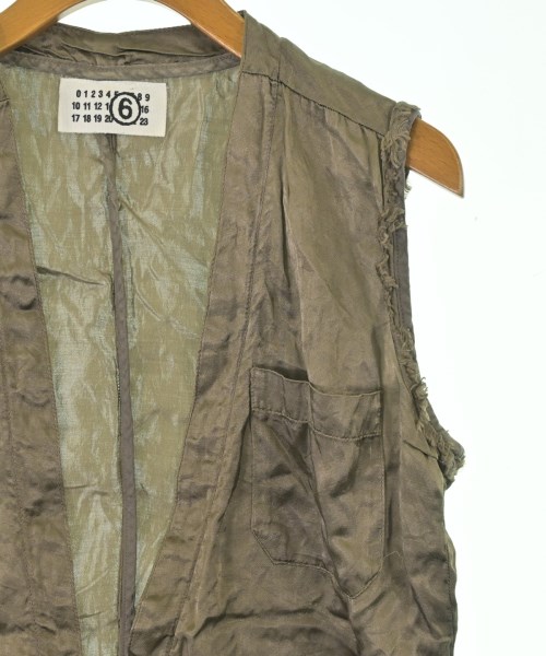 MM6（エムエムシックス）ベスト カーキ サイズ:42(M位) レディース/2200655215066