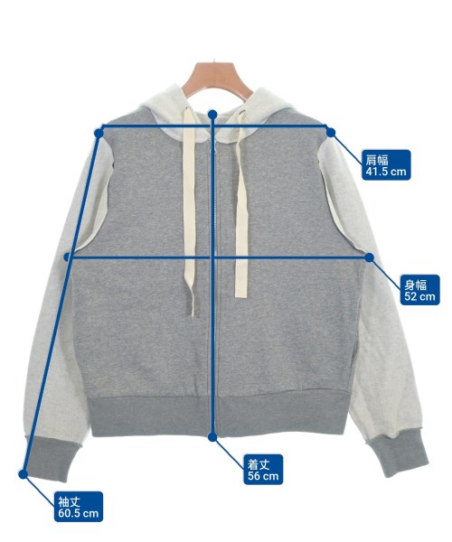 MM6（エムエムシックス）パーカー グレー サイズ:XS レディース/2200661441084