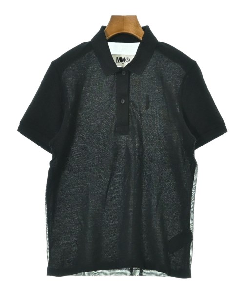 MM6(エムエムシックス)ポロシャツ 黒 サイズ:M/2200660176130