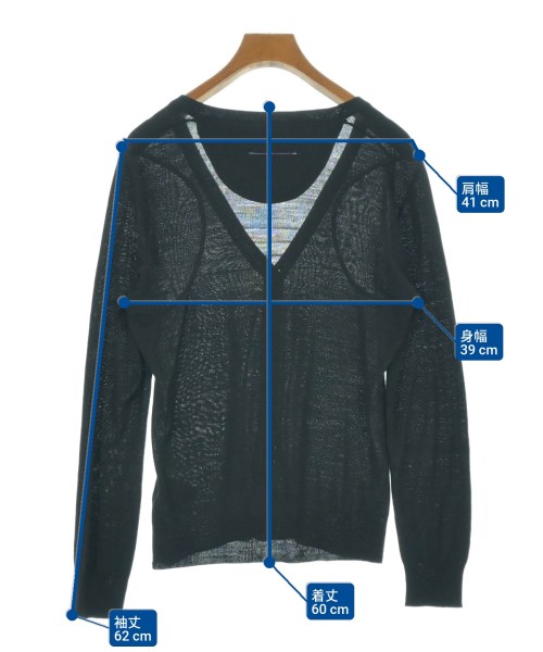 MM6（エムエムシックス）カーディガン 黒 サイズ:S レディース/2200663733019