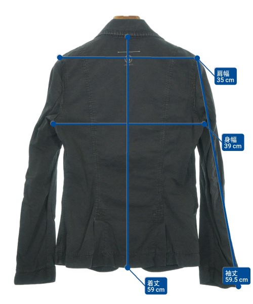 MM6（エムエムシックス）カジュアルジャケット 黒 サイズ:38(S位) レディース/2200665977053