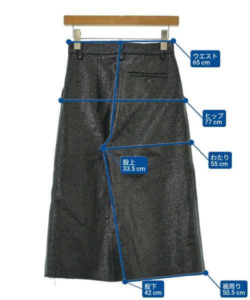 MM6（エムエムシックス）クロップドパンツ 黒 サイズ:36(XS位) レディース/2200660350066