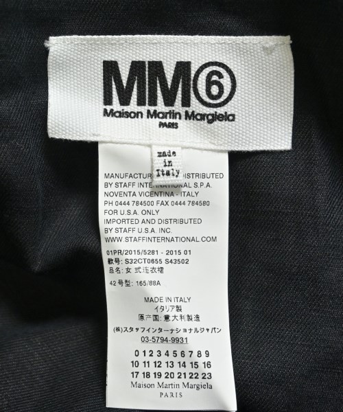 MM6（エムエムシックス）ワンピース 黒 サイズ:42(M位) レディース/2200660351049