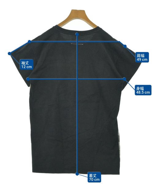MM6（エムエムシックス）Tシャツ・カットソー 黒 サイズ:M レディース/2200662807063