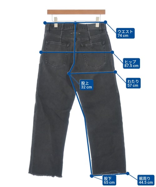 MM6（エムエムシックス）デニムパンツ 黒 サイズ:38(S位) レディース/2200664172053