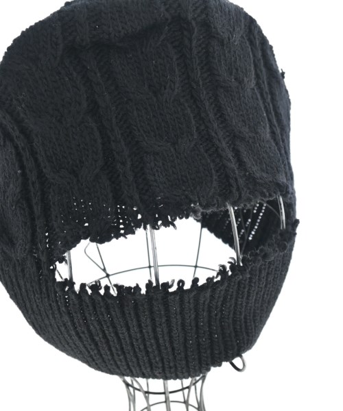 MM6（エムエムシックス）ニットキャップ・ビーニー 黒 サイズ:M レディース/2200664172107