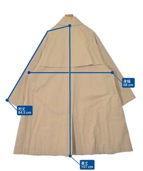 MM6（エムエムシックス）ステンカラーコート ベージュ サイズ:38(S位) レディース/2200669265019