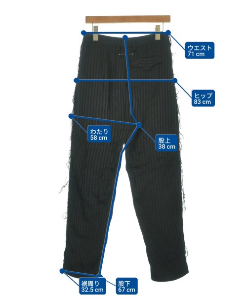 MM6（エムエムシックス）スラックス 黒 サイズ:40(M位) レディース/2200669288025