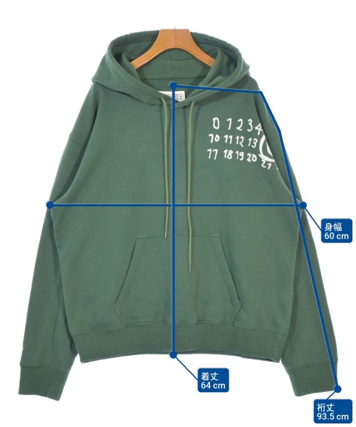 MM6（エムエムシックス）パーカー 緑 サイズ:XS レディース/2200671122027